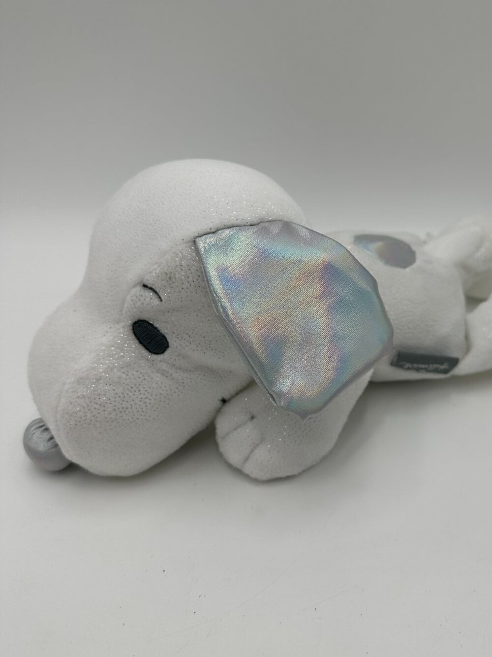 Peanuts 75th Anniversary 9.5" Floppy Snoopy Iridescent Plush